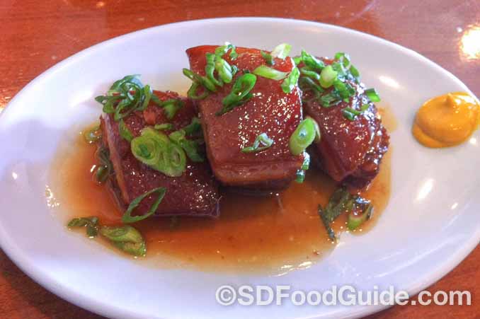 花冈Hanaoka集团旗下Junz餐厅的特色美食－红烧肉。