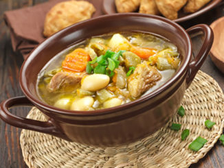春季养生美味靓汤－三豆排骨汤。