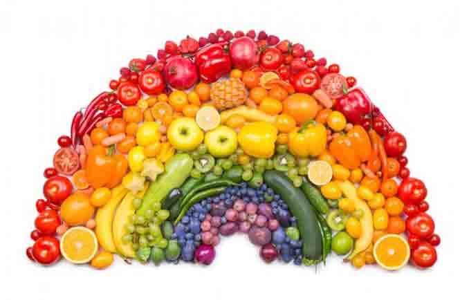 蔬果颜色愈深，其抗氧化剂含量愈高；摄取各类蔬果能为健康加分。(Fotolia)