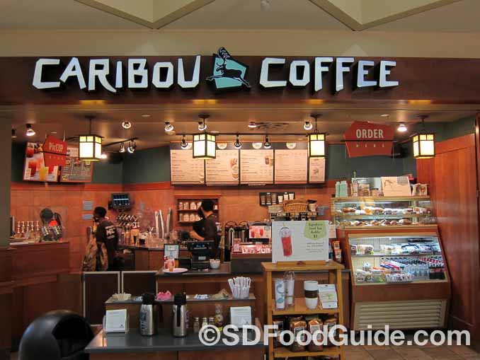 在不少地区很受欢迎的Caribou Coffee店。