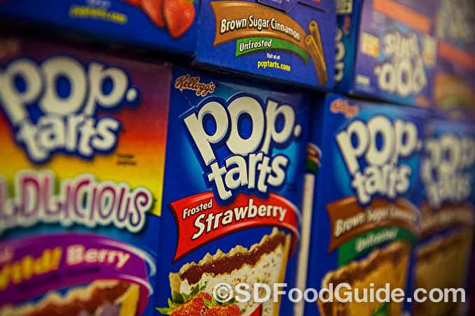 高糖低蛋白的垃圾食品家樂氏（Kellogg）果漿吐司餅乾（Pop Tarts）。(Andrew Burton/Getty Images)
