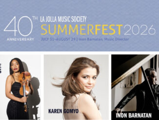 圣地亚哥 La Jolla Music Society,拉荷亚音乐协会,SummerFest,夏季音乐节,古典音乐盛,The Conrad,Inon Barnatan,